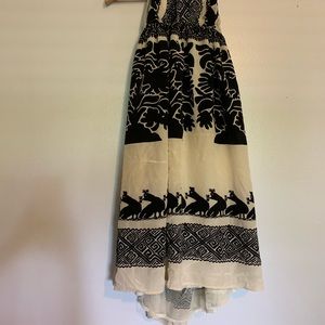 Anthropologie halter dress sz10 100% silk